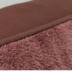 Луксозно кучешко легло CAZO Bed Harmony Turquoise с дамаска от еко кожа в розов цвят 