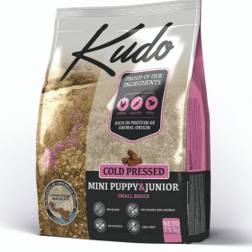 Kudo Mini Puppy 7.5кг- Студено пресована храна за кученца до 12 месеца от дребните породи