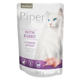Piper with Rabbit пауч кастрирани котки със заешко месо