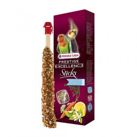 Versele Laga Prestige Excellence Sticks with Fruits&Vegetables лакосмтво за средни папагали с плодове и зеленчуци 140гр.