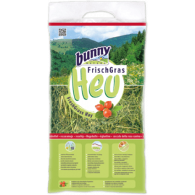 Bunny Nature FreshGrass Hay Rosehip – Сено от свежа трева с шипка, 500гр