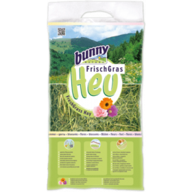 Bunny Nature FreshGrass Hay Blossoms – Сено от свежа трева с цветове на растения 500гр