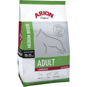 Arion medium adult lamb&rice - суха храна за кучета от средни породи с агне и ориз