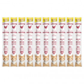 Лакомство за котки GimCat sticks poultry меки месни пръчици с Пилешко месо