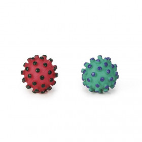 Винилова кучешка играчка Beeztees Spike Ball топка, в различни цветове