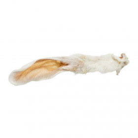 Натурално монопротеиново лакомство за кучета Trixie Rabbit ears with fur изсушени заешки уши с козина