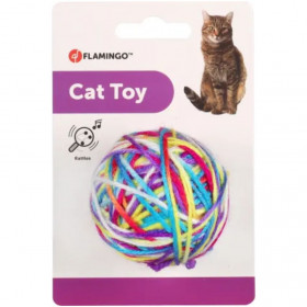 Котешка играчка Flamingo ABIR BALL топче с дрънкащ звук