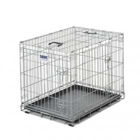 Метална сгъваема клетка за кучета Savic Dog Residence Mobile 76 cm