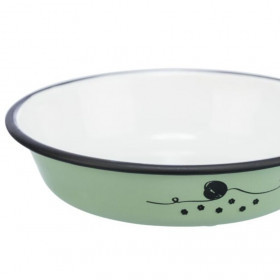 Плитка, емайлирана купа от неръждаема стомана Trixie Bowl с ретро дизайн 