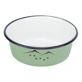 Емайлирана купа от неръждаема стомана Trixie Bowl с ретро дизайн 