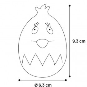 Гумена играчка яйце Flamingo Rubber egg  за куче- Синьо