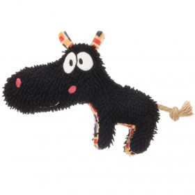 Плюшена играчка за кучета Flamingo Toy Saffia Hippopotamus хипопотам с въже 
