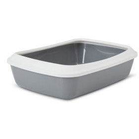 Открита котешка тоалетна Savic Iriz 50 cm в сив цвят