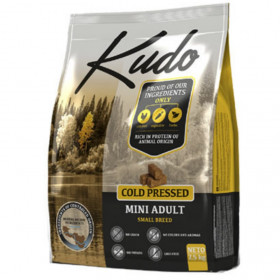 Kudo Mini Adult 7.5kg - студено пресована храна за кучета от малките породи