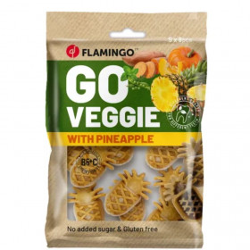 Вегетариански дентални лакомства  Flamingo Veggies Pineapple във форма на ананас S размер