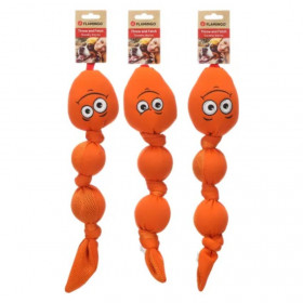 Кучешка играчка Flamingo Toy Snala snake змия с вградени тенис топки за водни забавления S размер