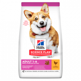 Hill's Science Plan Small & Mini Adult с пилешко - Пълноценна суха храна за дребни и миниатюрни породи кучета в зряла възраст 1-6 години