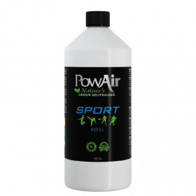 Пълнител за спрей за премахване на петна и миризми PowAir Sports Refill с натурални масла, безвреден за деца и домашни любимци 922 мл.