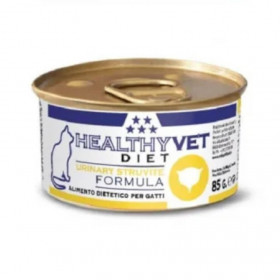 Пълноценна, консервирана котешка храна HEALTHYVET DIET CAT Urinary Struvite formula за разтваряне на струвитни камъни и лечение на заболявания на долните пикочни пътища