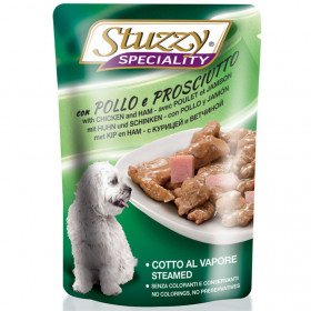 Stuzzy Speciality - пауч за кучета с пилешко и шунка