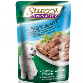 Stuzzy Speciality - пауч за кучета с бяла риба