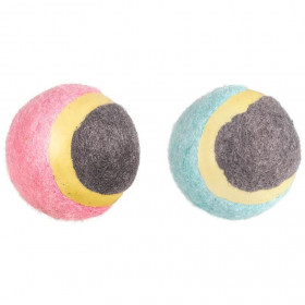 Комплект от две тенис топки Flamingo Tennis ball  за куче