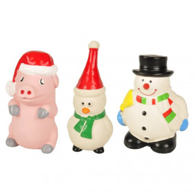 Латексова коледна играчка за куче Flamingo Christmas Toy Fun, различни видове