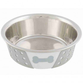 Купа  от неръждаема стомана Trixie Bowl с дизайн кокалче