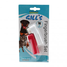 Комплект за устна хигиена Croci Gill's finger toothbrush четка за зъби и напръстник за венци