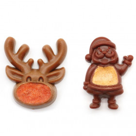 Коледно лакомство за кучета Croci Xmas Stuffy дядо коледа и еленче