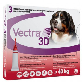 Ceva Vectra 3D - спот-он форма против бълхи, кърлежи, мухи, комари, за кучета с тегло над 40 кг. 