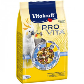 Vitakraft - PRO VITA - Пълноценна храна за средни папагали - корела и какаду - 800г