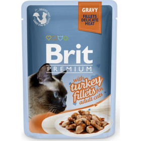 Brit Premium Cat Delicate- пуешки филенца в сос 85гр. 