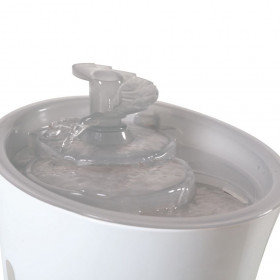 Фонтан за прясна вода  Zolux Calypso Water fountain 3L подходящ за кучета и котки в сив цвят