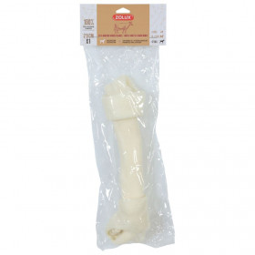 Кучешко лакомство Zolux White knotted bone 25CM кокал от 100% пресована телешка кожа