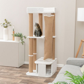 Котешко дърво Trixie Cat tree Active в бял цвят