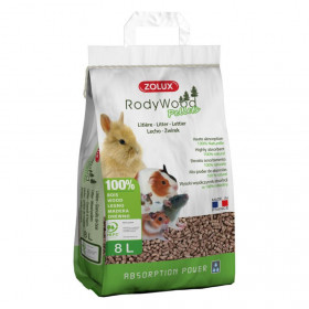 Растителна постеля за гризачи Zolux Rodywood pellets от дървени пелети