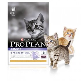Purina Pro Plan Junior Суха храна за малки котки пиле с ориз 