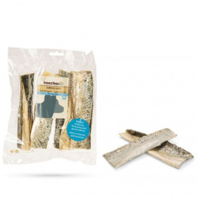 Натурално лакомство за кучета Beeztees salmon skin  кожа от сьомга