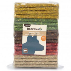 Лакомство за куче Beeztees thai munchi sticks солети с различни вкусове 100 бр./10см