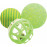 Комплект играчки Zolux  3 VARIED BALLS - Три различни топки за котки 4см