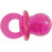 Играчка за кучета Zolux POP PACIFIER -  силиконов биберон за гризане, розов