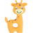 Играчка за кучета Zolux GIRAFFE - Латексов жираф със звук 