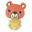 Играчка за котки Zolux  LOVELY  TEDDY - мече с помпон