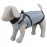 Водоустойчиво кучешко яке с вграден нагръдник Trixie Pontis harness coat с цип и светлоотразителни елементи в сив цвят