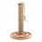 Драскалка за котки - пилон Karlie Seagrass Scratching post с вградени дървени топчета в основата