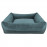 Луксозно кучешко легло CAZO Bed Harmony Turquoise с дамаска от еко кожа в цвят тюркоаз