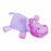 Плюшена играчка за кучета Zolux Friends Hicham Hippo във формата на хипопотам 