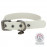 Водоустойчив кучешки нашийник Trixie CityStyle Collar, PVC в светлосив цвят