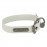 Водоустойчив кучешки нашийник Trixie CityStyle Collar, PVC в светлосив цвят